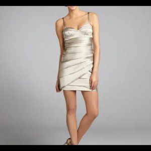 Vera Wang Lavender Label Khaki Dress